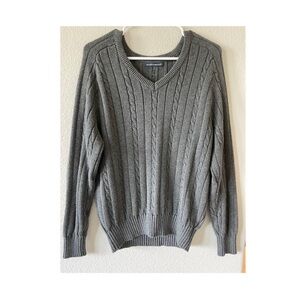 Brandy Melville gray cable knit sweater